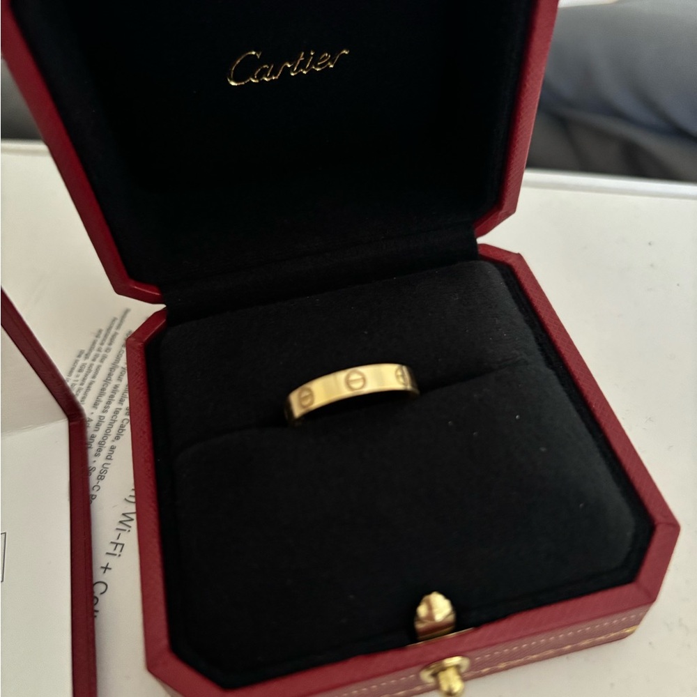 Cartier Love wedding band- yellow gold (56) size 7.5
